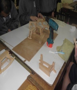 wooden table