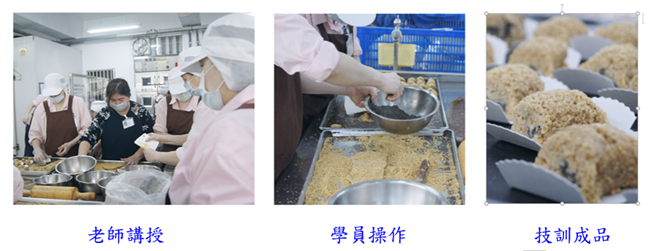烘焙食品上課即景